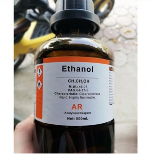 Ethanol Ethyl alcohol C2H5OH chai 500ml Xylong CAS 64-17-5 99.5% cồn 99.5%